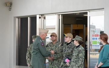 Spouses of Air Boss and FORCM, Naval Air Force U.S. Pacific Fleet tour MCAS Iwakuni