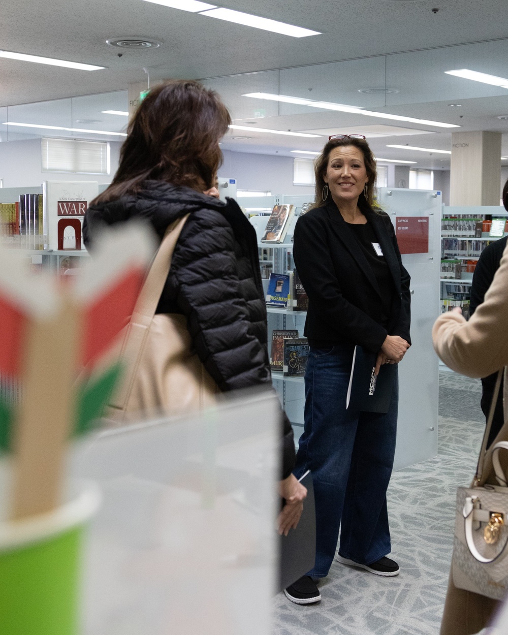 Spouses of Air Boss and FORCM, Naval Air Force U.S. Pacific Fleet tour MCAS Iwakuni