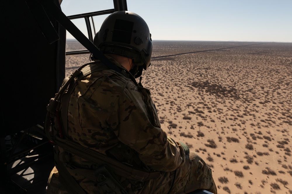 Task Force Sentinel surveys the southern border