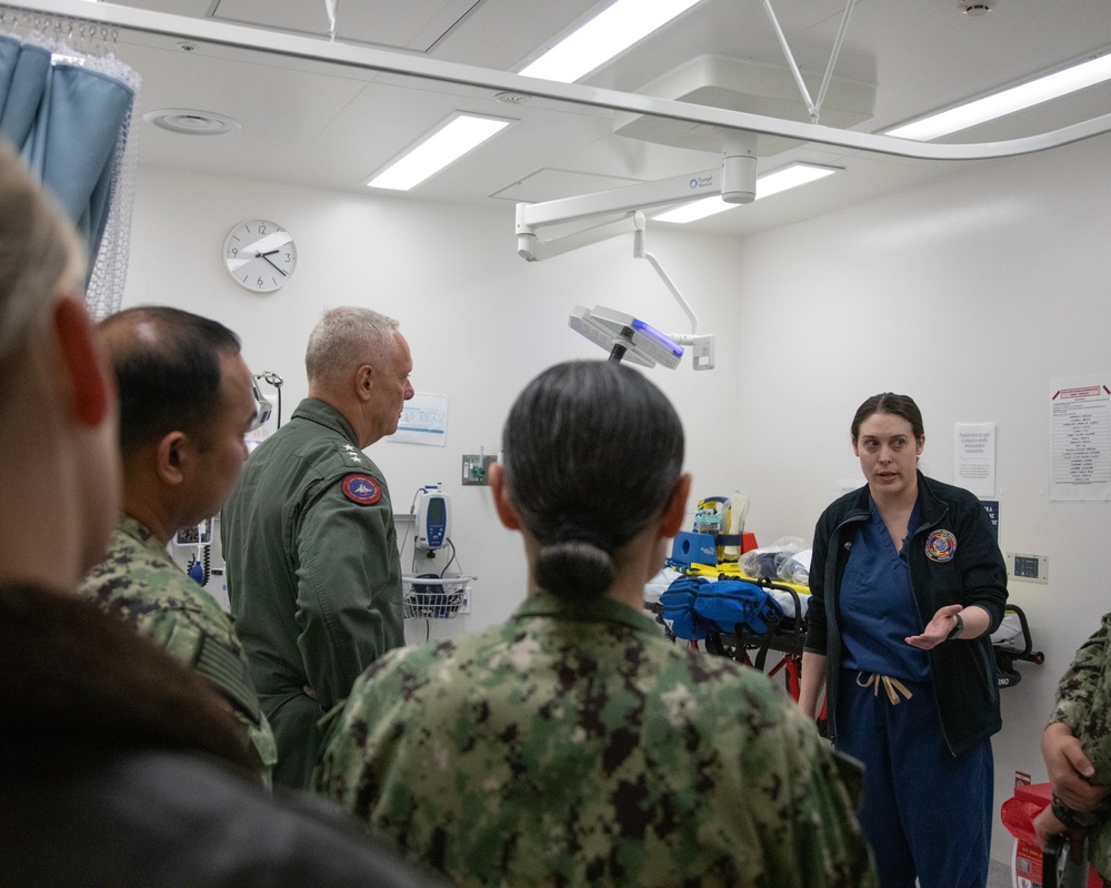 Spouses of Air Boss and FORCM, Naval Air Force U.S. Pacific Fleet tour MCAS Iwakuni