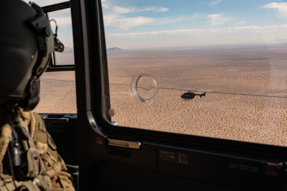 Task Force Sentinel surveys the southern border
