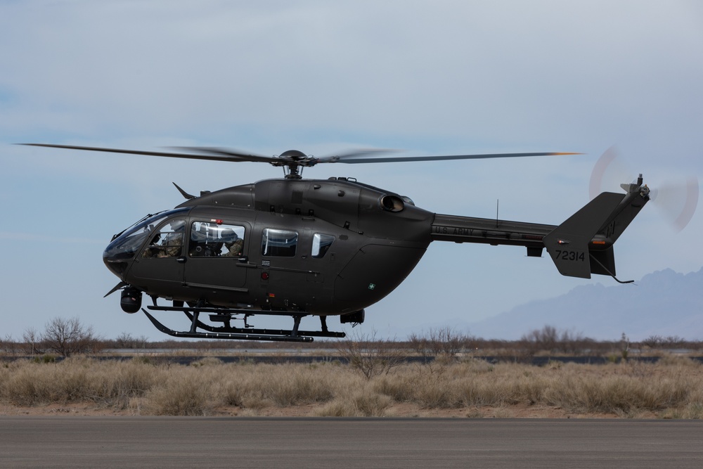 Task Force Sentinel surveys the southern border