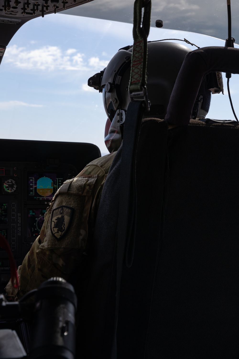 Task Force Sentinel surveys the southern border