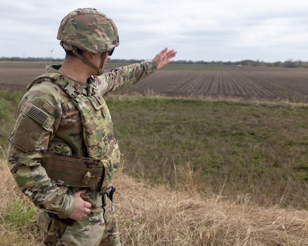 US Soldiers patrol southern border near Brownsville