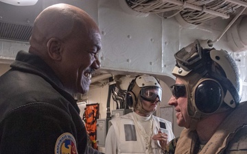 USS America Welcomes Commanding General, III Marine Expeditionary Force