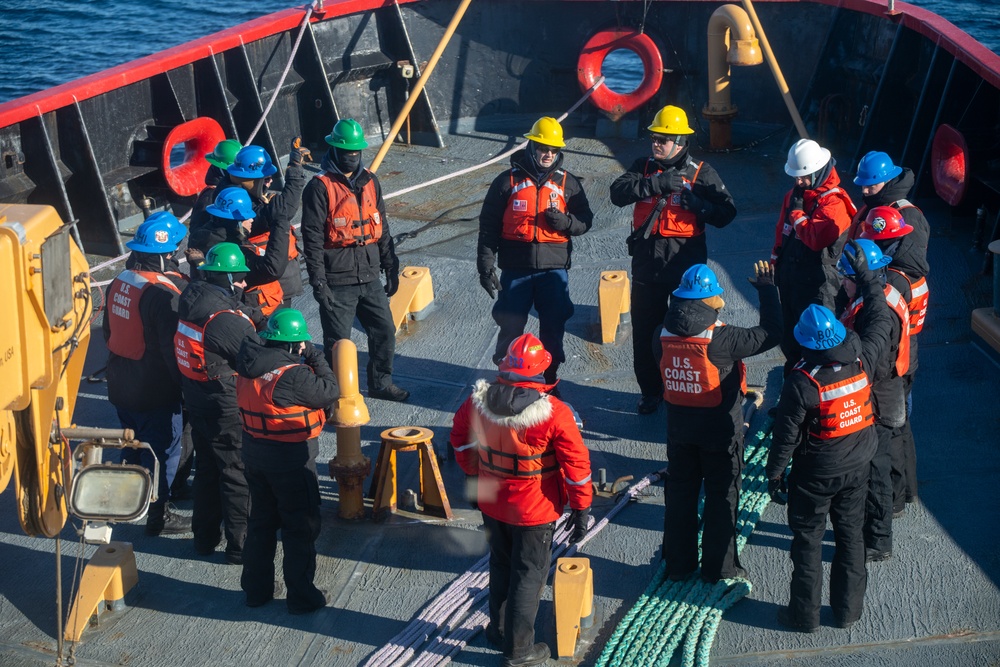 USCGC Polar Star (WAGB 10) visits NSF McMurdo Station during Operation Deep Freeze