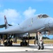 A 34th Expeditionary Bomb Squadron B-1B Lancer conducts a “touch and go” then lands at Andersen AFB during BTF 25-1