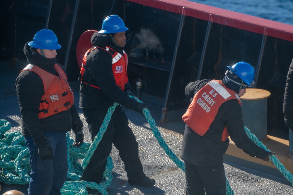 USCGC Polar Star (WAGB 10) visits NSF McMurdo Station during Operation Deep Freeze