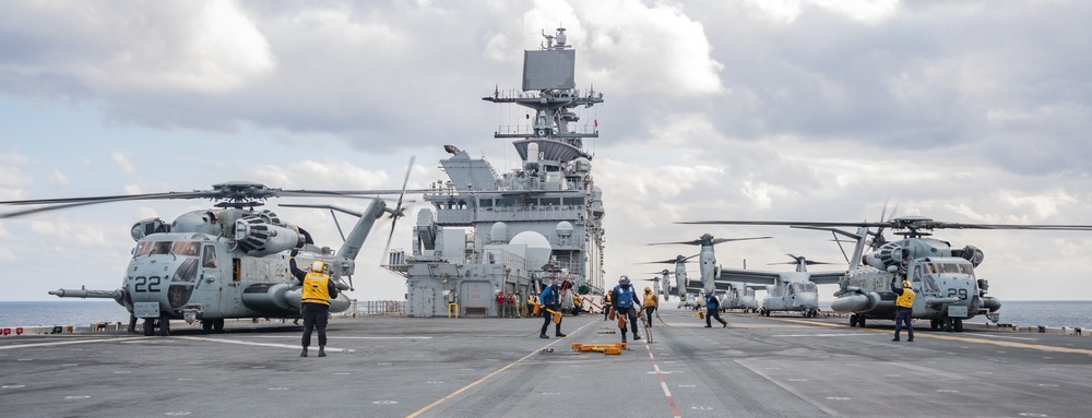 USS America (LHA 6) Conducts Flight Operations