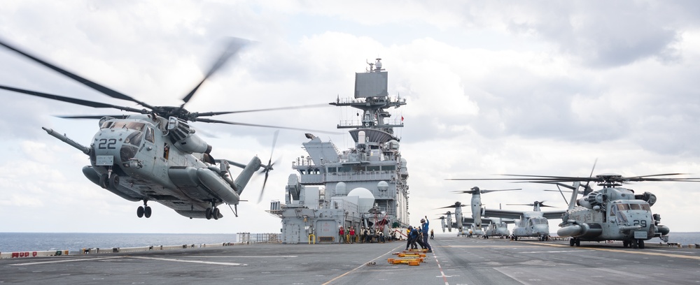 USS America (LHA 6) Conducts Flight Operations