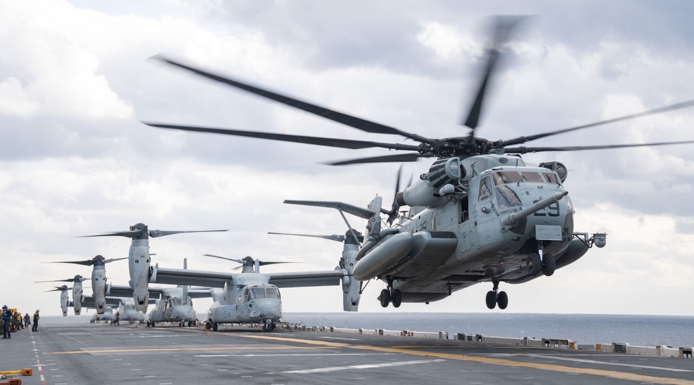 USS America (LHA 6) Conducts Flight Operations