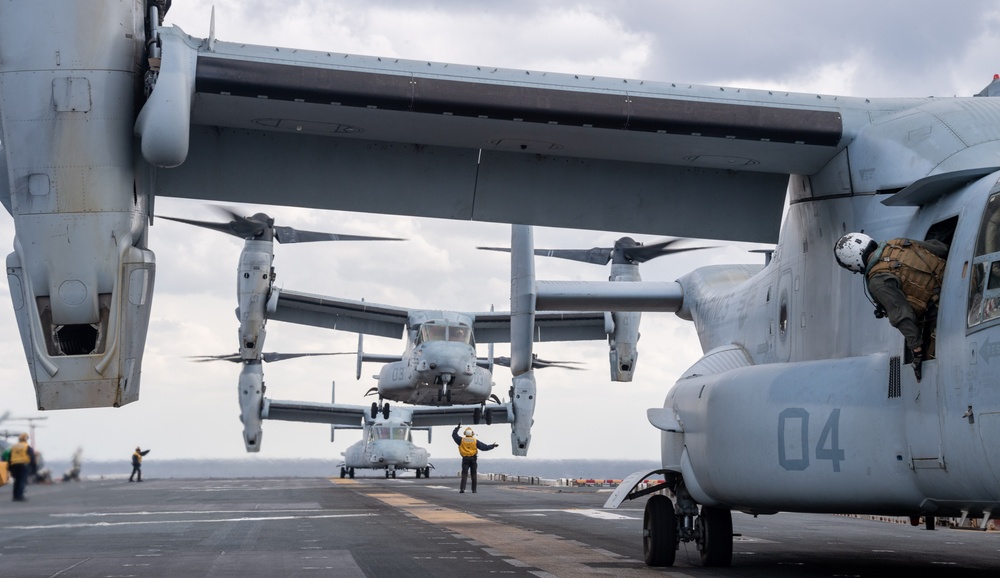 USS America (LHA 6) Conducts Flight Operations