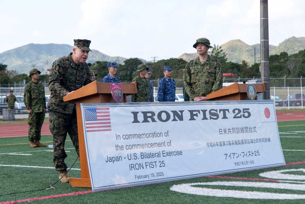 Exercise Iron Fist 25 Opening Ceremony