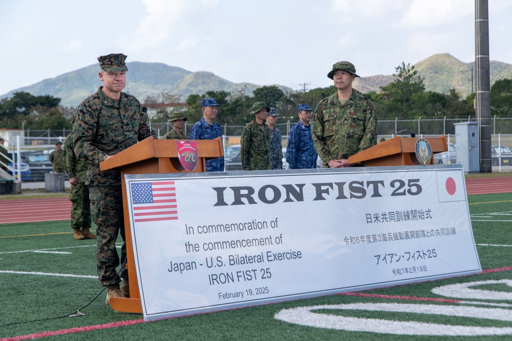 Exercise Iron Fist 25 Opening Ceremony