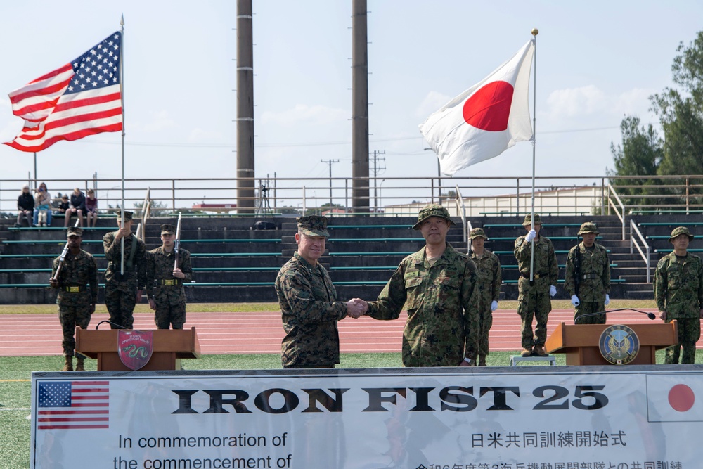 Exercise Iron Fist 25 Opening Ceremony