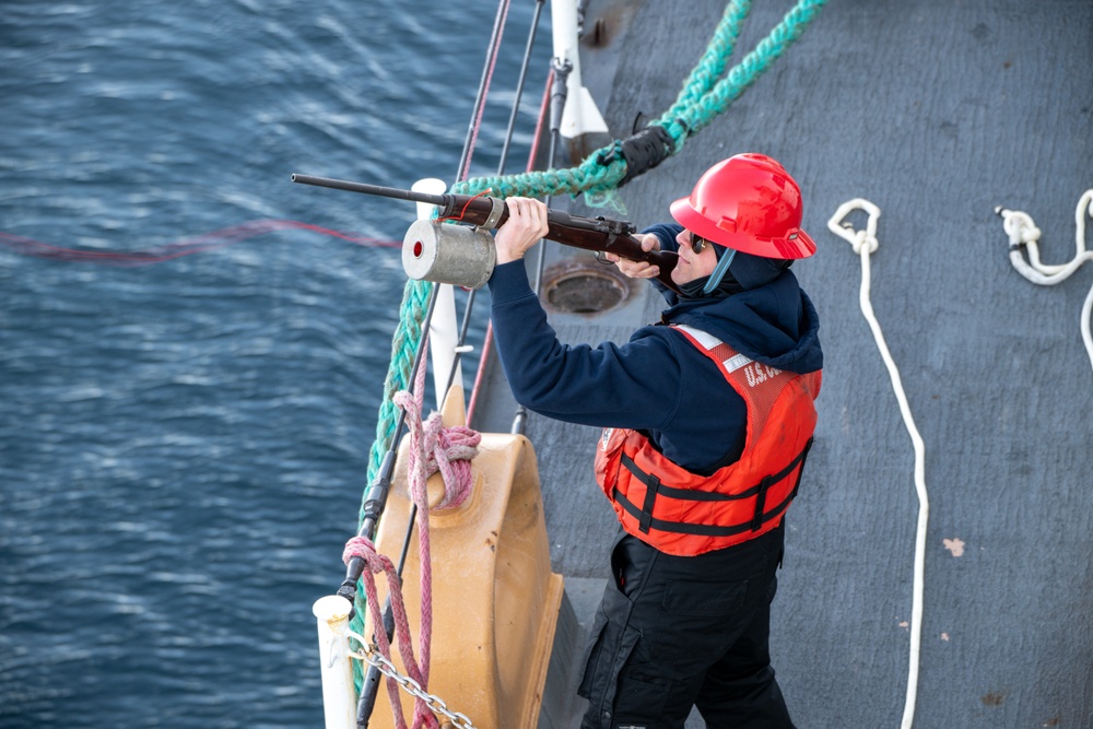USCGC Polar Star (WAGB 10) visits NSF McMurdo Station during Operation Deep Freeze