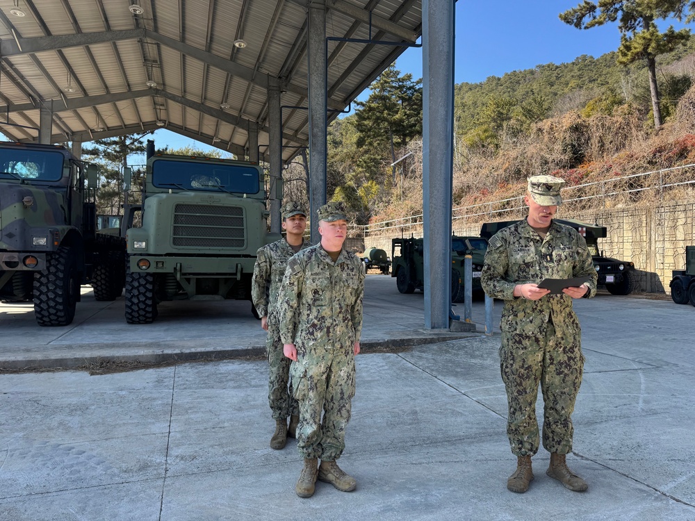 Detachment Chinhae Frocking