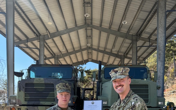 Detachment Chinhae Frocking