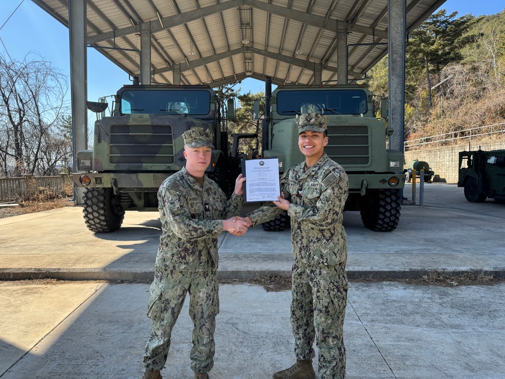 Detachment Chinhae Frocking