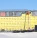 February 2025 barracks construction operations for East Barracks Project at Fort McCoy