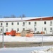 Contractors prepare third World War II-era barracks for relocation at Fort McCoy