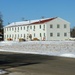 Contractors prepare third World War II-era barracks for relocation at Fort McCoy