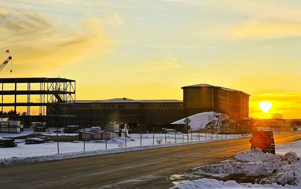 Fort McCoy’s East Barracks Project more than 25 percent complete; framing, sheeting continues as March 2025 begins