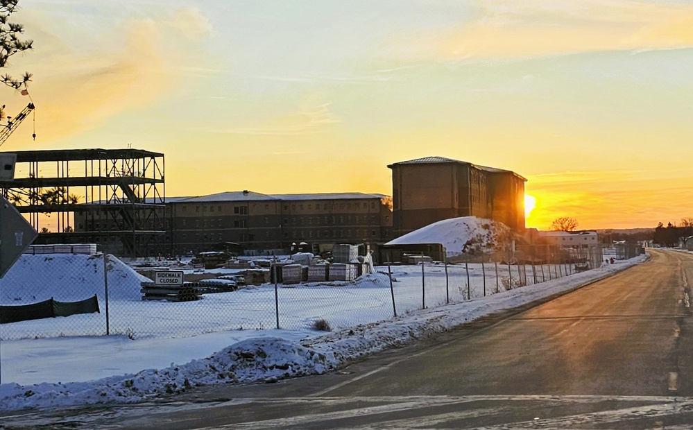 Fort McCoy’s East Barracks Project more than 25 percent complete; framing, sheeting continues as March 2025 begins