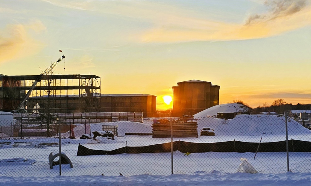 Fort McCoy’s East Barracks Project more than 25 percent complete; framing, sheeting continues as March 2025 begins