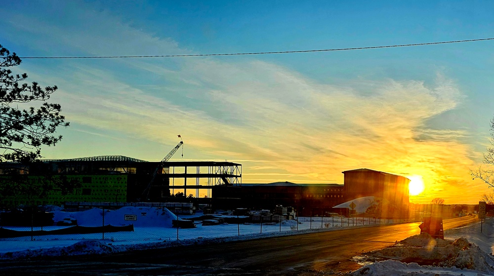 Fort McCoy’s East Barracks Project more than 25 percent complete; framing, sheeting continues as March 2025 begins