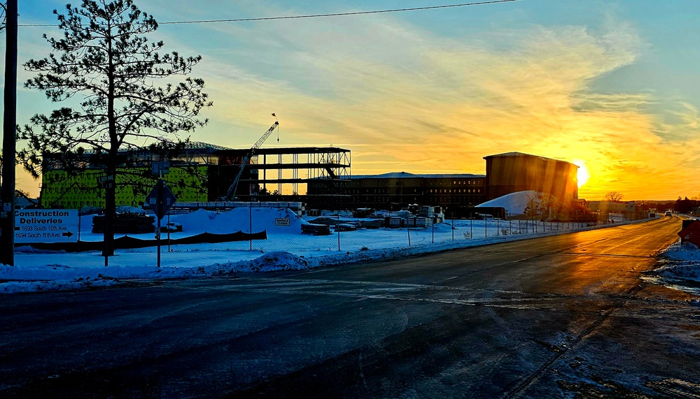 Fort McCoy’s East Barracks Project more than 25 percent complete; framing, sheeting continues as March 2025 begins