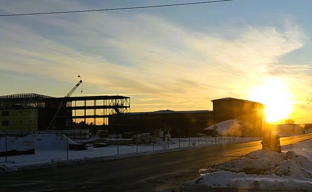 Fort McCoy’s East Barracks Project more than 25 percent complete; framing, sheeting continues as March 2025 begins