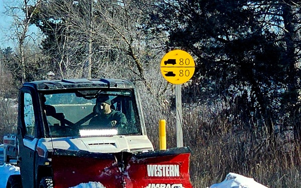 Fort McCoy snow-removal team