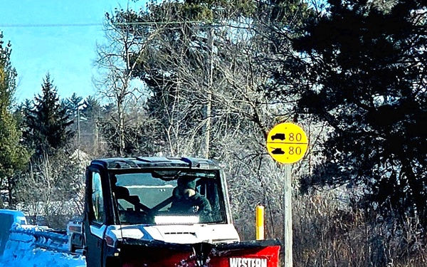 Fort McCoy snow-removal team