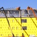 February 2025 barracks construction operations for East Barracks Project at Fort McCoy