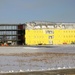 February 2025 barracks construction operations for East Barracks Project at Fort McCoy