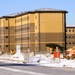 February 2025 barracks construction operations for South Barracks Project at Fort McCoy