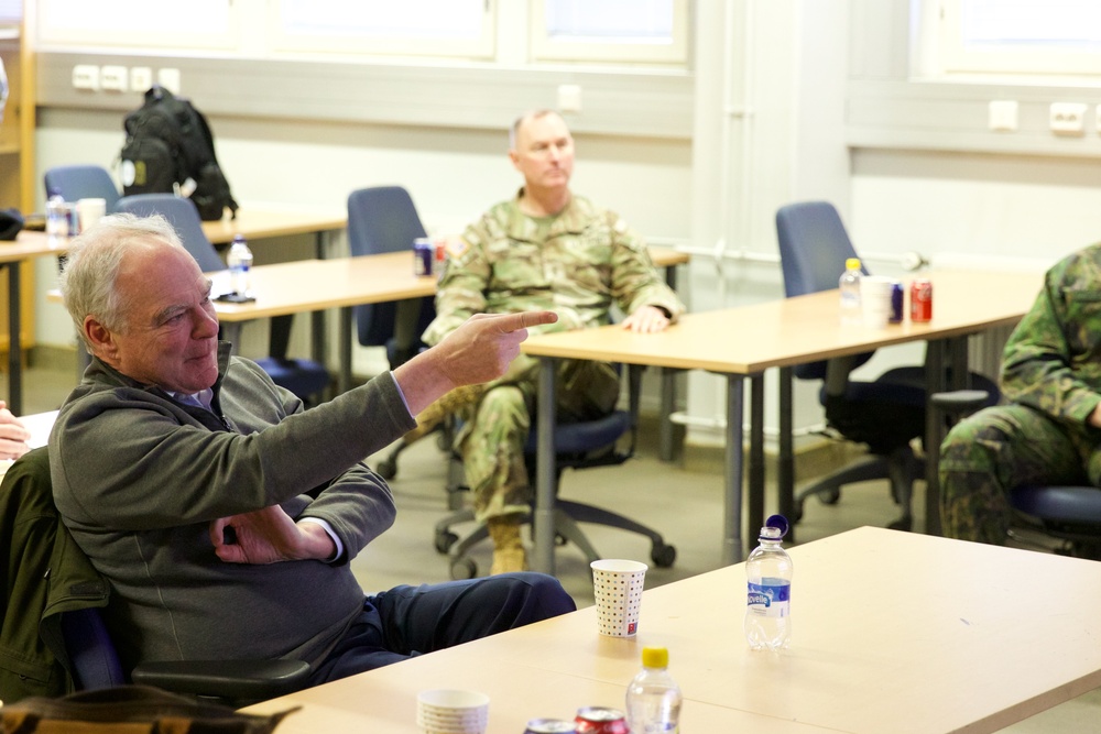 Senator, Adjutant General of VA visit VaARNG troops in Finland for Arctic Forge 25