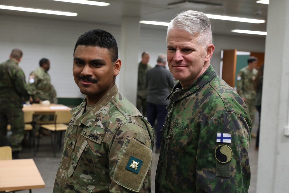 Senator, Adjutant General of VA visit VaARNG troops in Finland for Arctic Forge 25