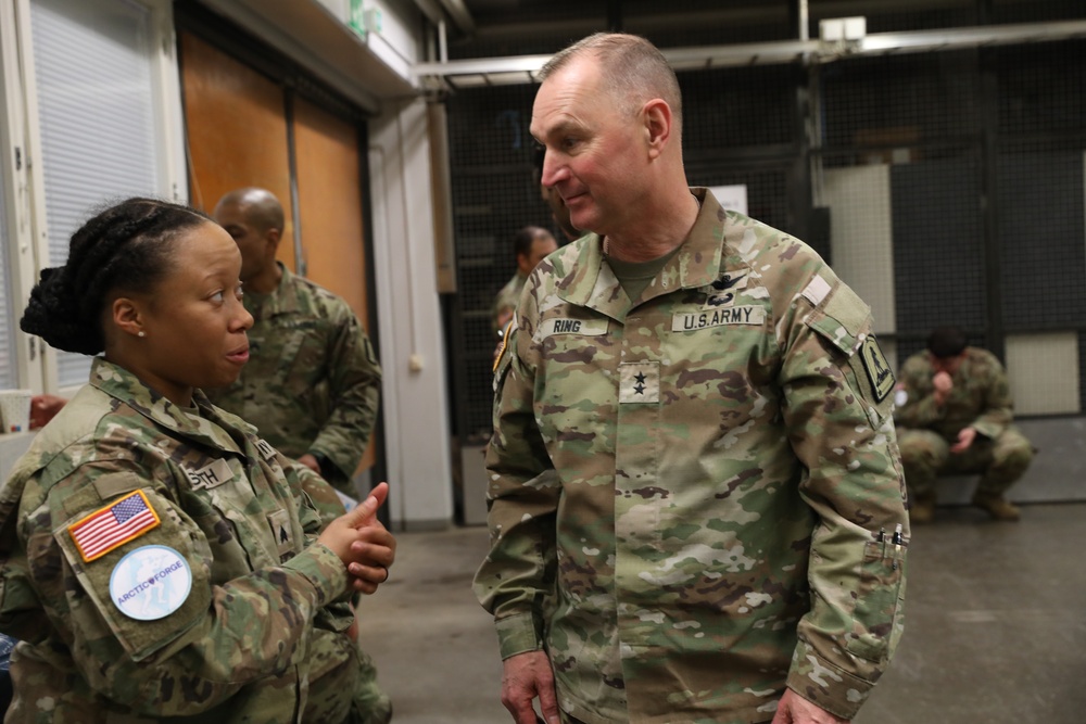 Senator, Adjutant General of VA visit VaARNG troops in Finland for Arctic Forge 25