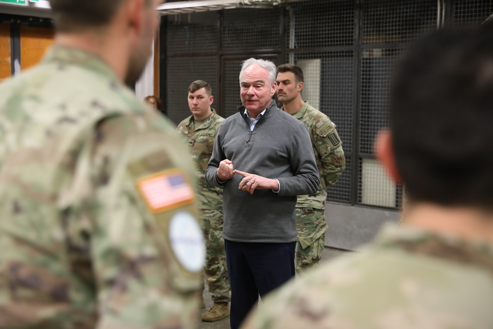 Senator, Adjutant General of VA visit VaARNG troops in Finland for Arctic Forge 25