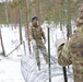 Virginia Army National Guard Engineers construct Anti-Vehicle obstacle during Arctic Forge 25