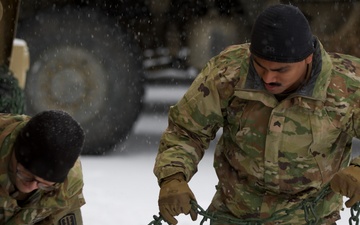 VaARNG Soldiers prepare vehicles for extreme winter weather in Finland for Arctic Forge 25