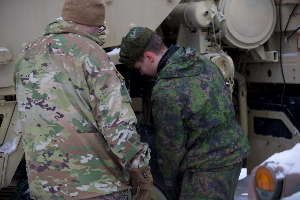 VaARNG Soldiers prepare vehicles for extreme winter weather in Finland for Arctic Forge 25