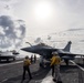 Carl Vinson Carrier Strike Group conducts flight operations with FS Charles de Gaulle