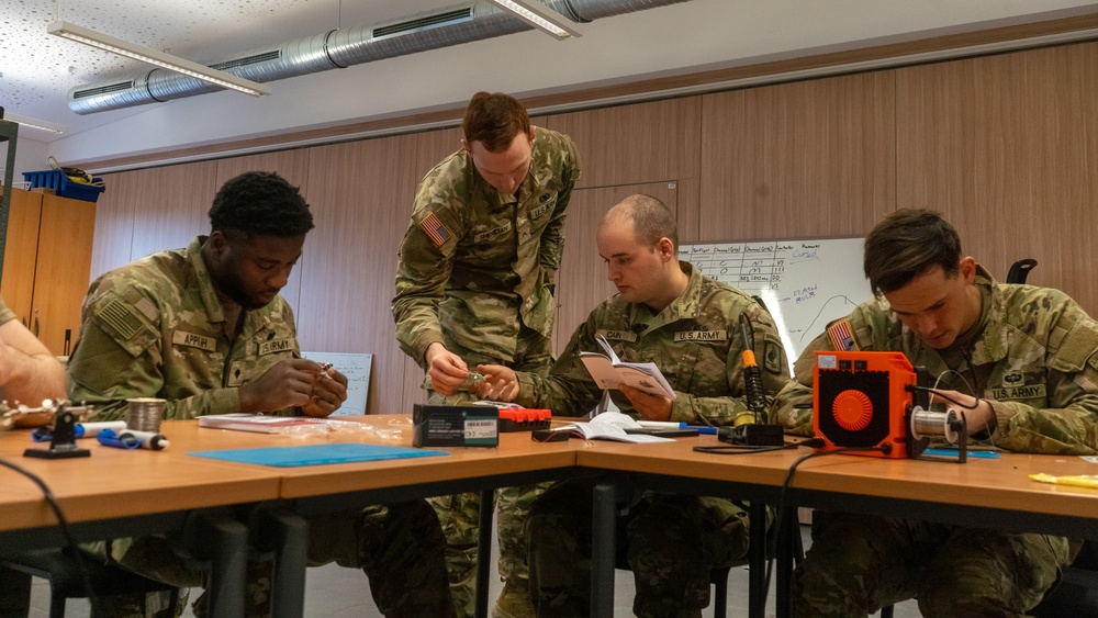 U.S. Soldiers train on drone innovation in Grafenwoehr, Germany