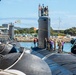 The Virginia-class fast-attack submarine USS Minnesota (SSN 783) arrives at HMAS Stirling, Western Australia, Australia