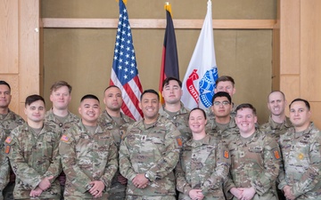 Arguello Promoted to Command Sgt. Maj. in Family-Focused Ceremony at Sembach Barracks