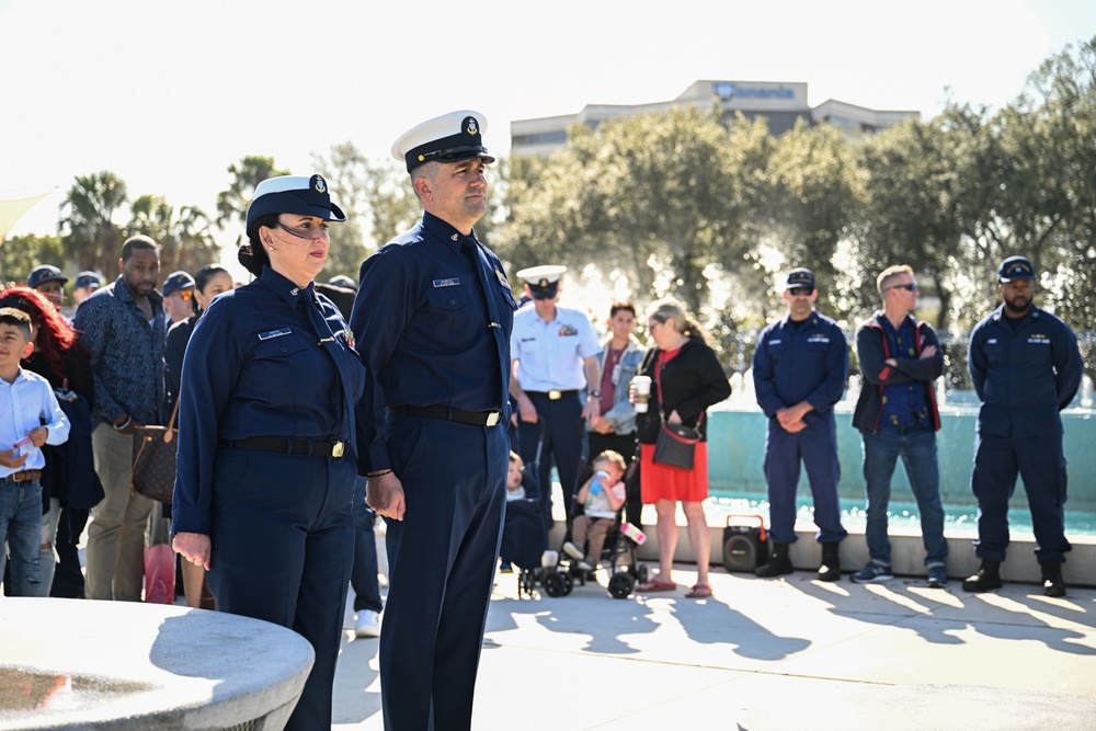 Coast Guard Sector Jacksonville advancement ceremony