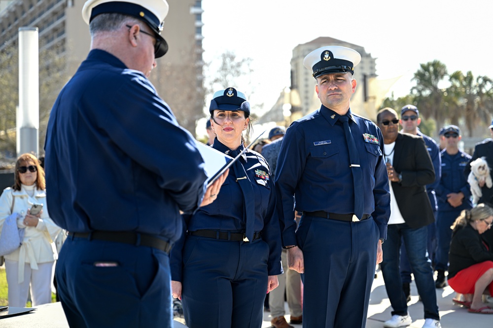 Coast Guard Sector Jacksonville advancement ceremony